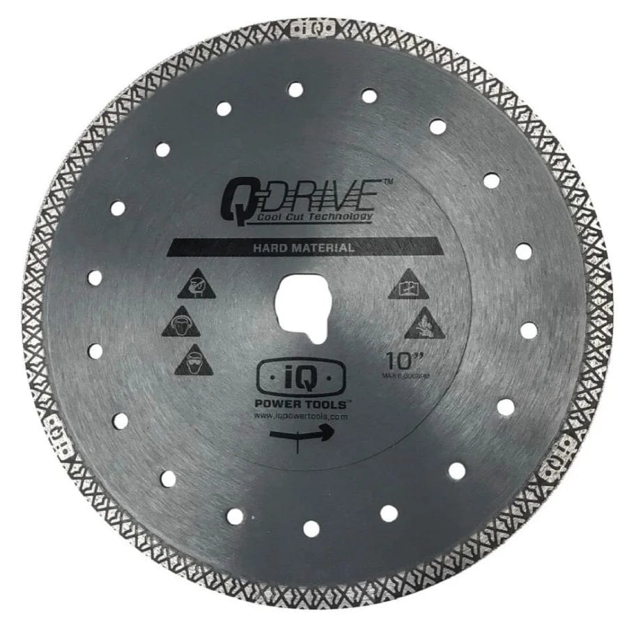 10" x .060 Q-Drive Plus-Tile Blade Dry  Platinum - Hard Material - iqpowertools