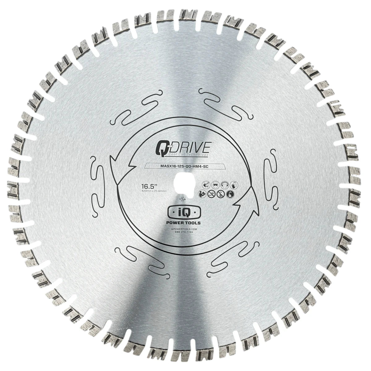 420mm HM4 SILENT CORE - Extreme Hard Material Blade - MASX16-125-QD-HM4-SC