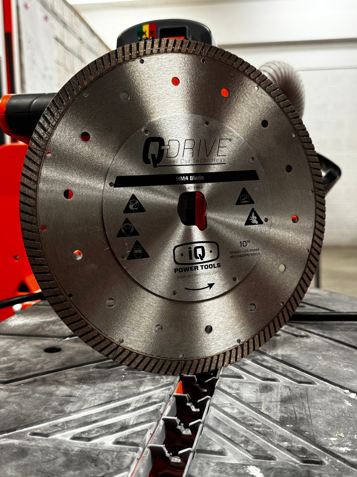 254mm x 1.5mm Q-Drive Plus-Tile Blade Dry Hard Material HM4