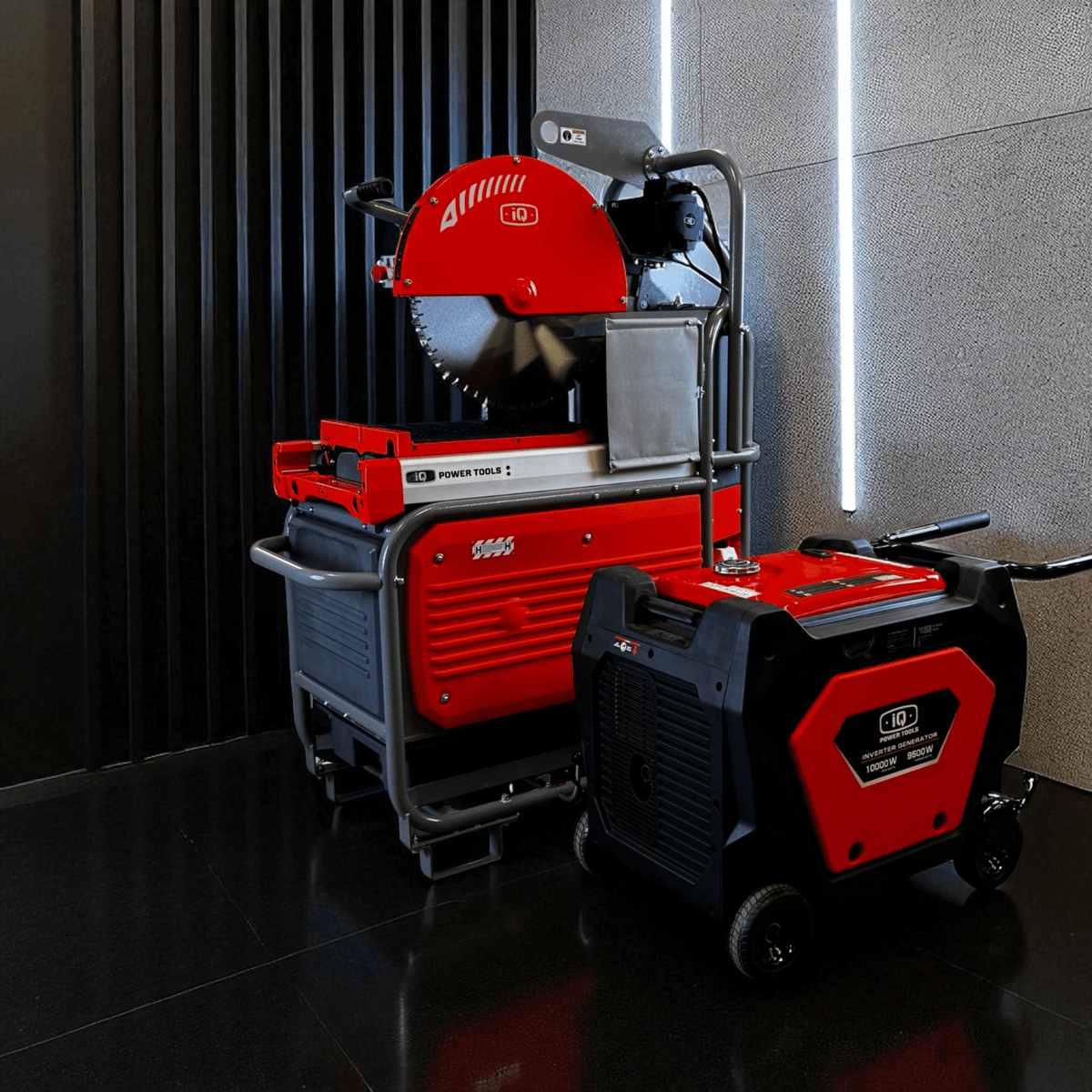 iQ10KW Inverter Power Generator – 10,000W Peak / 9,500W Running – Electric Start, Quiet Operation, Portable Design, CARB Certified