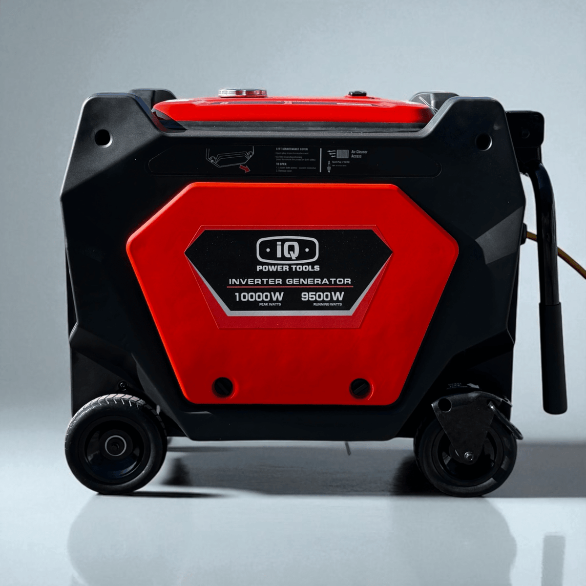 iQ10KW Inverter Power Generator – 10,000W Peak / 9,500W Running – Electric Start, Quiet Operation, Portable Design, CARB Certified