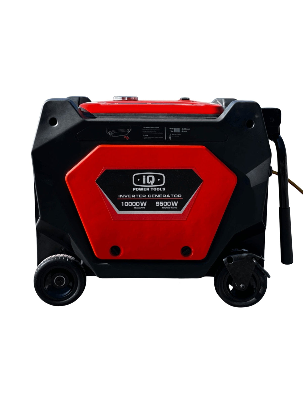 iQ10KW Inverter Power Generator – 10,000W Peak / 9,500W Running – Electric Start, Quiet Operation, Portable Design, CARB Certified