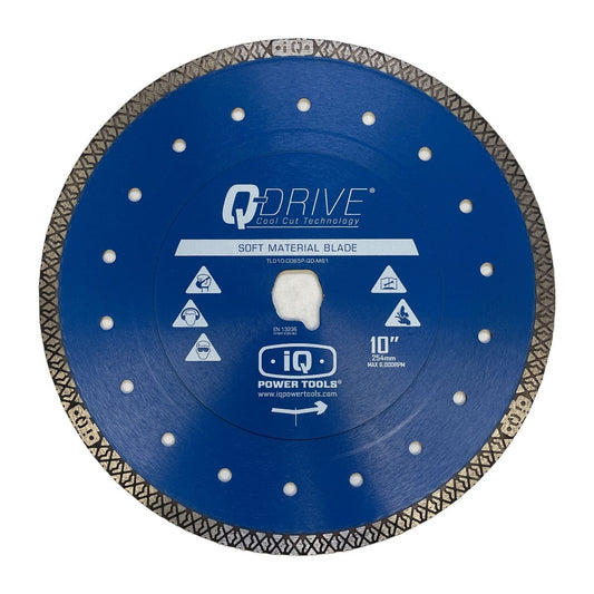 254 mm Q-Drive® Klinge für weiches Material