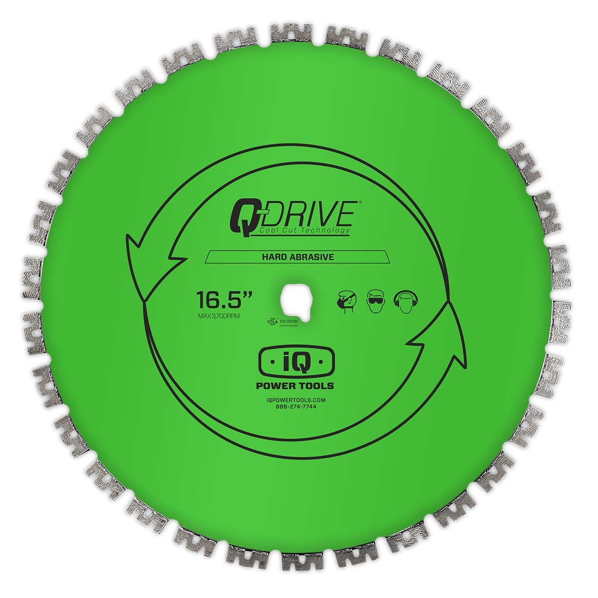 Lame De Scie Diamantée IQ Q-Drive 356 Mm Pour Coupe Silencieuse Maçonnerie - Neuve En Boîte